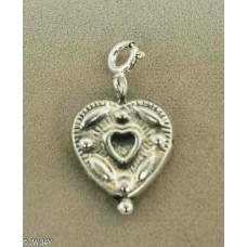Heart with engraving (925 Silver)