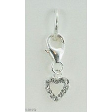 Crystal Heart (925 Silver)