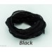 Notes with silk bracelet/necklace (black)